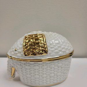 ENESCO Elephant covered trinket dish